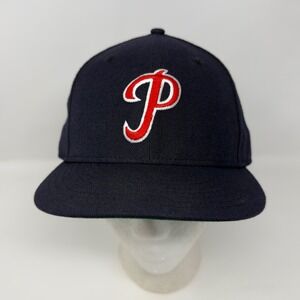 New Era 59FIFTY Philadelphia Phillies Fitted Hat Navy Blue Green Underbrim 7 3/8